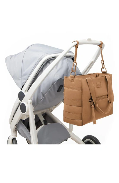 Shop Dagne Dover Large Wade Diaper Tote In Camel