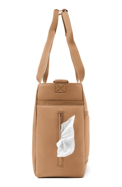 Shop Dagne Dover Large Wade Diaper Tote In Camel