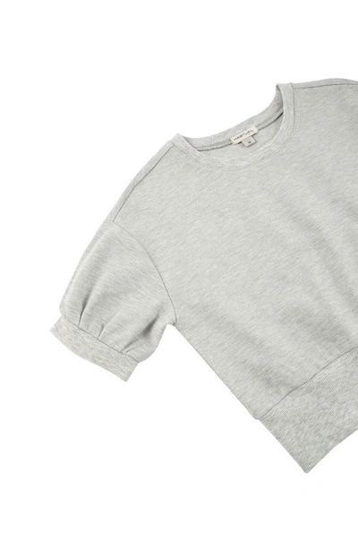 Shop Habitual Kids Ponte Knit Top & Shorts Set In Grey Heather