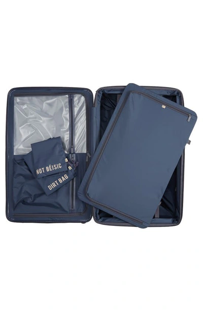 Shop Beis The 29-inch Check-in Roller In Navy