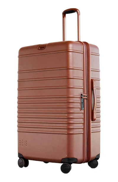 Beis The 29-inch Rolling Spinner Suitcase In Maple