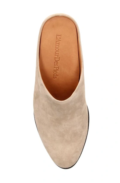 Shop L'amour Des Pieds Jiya Mule In Taupe