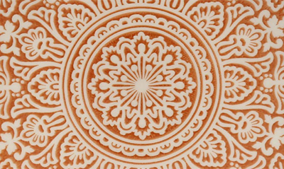 Fortessa Havana Set Of 4 Coupe Salad Plates In Orange