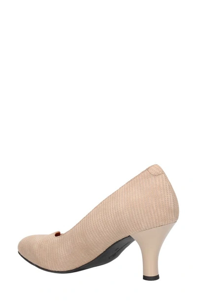 Shop L'amour Des Pieds Bambelle Pointed Toe Pump In Taupe