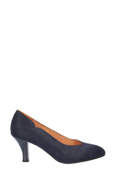 Shop L'amour Des Pieds Bambelle Pointed Toe Pump In Navy