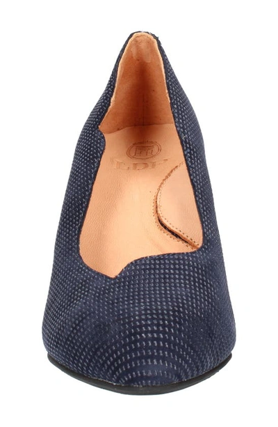 Shop L'amour Des Pieds Bambelle Pointed Toe Pump In Navy