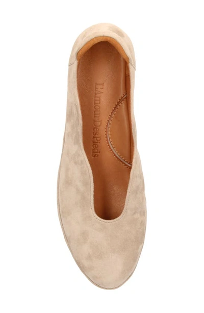 Shop L'amour Des Pieds Bellara Round Toe Pump In Taupe