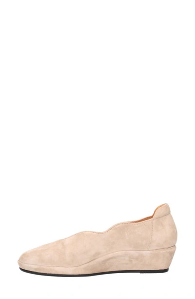 Shop L'amour Des Pieds Bellara Round Toe Pump In Taupe