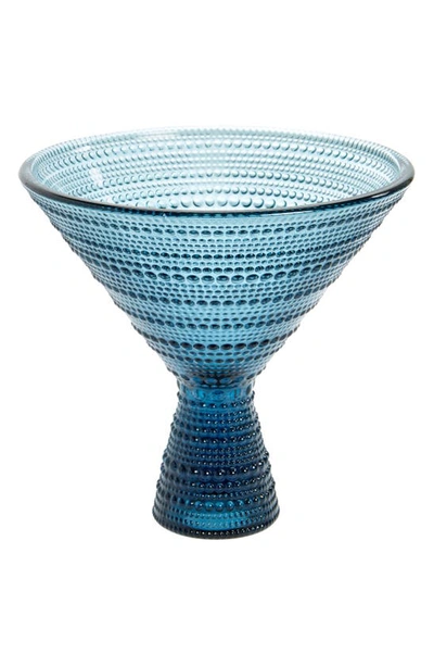 Shop Fortessa Jupiter Set Of 4 Martini Glasses In Blue