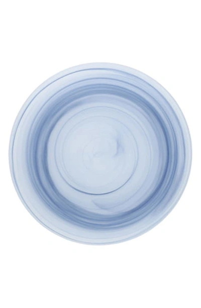 Fortessa La Jolla Set Of 4 Glass Salad/dessert Plates In Blue