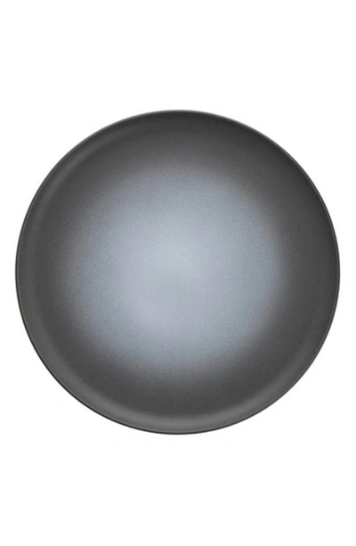 Shop Fortessa Cloud Terre Collection Miles Set Of 4 Plates In Charcoal