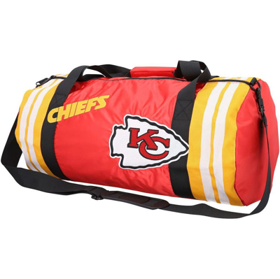 Shop Mitchell & Ness Kansas City Chiefs Satin Duffel Bag In Red