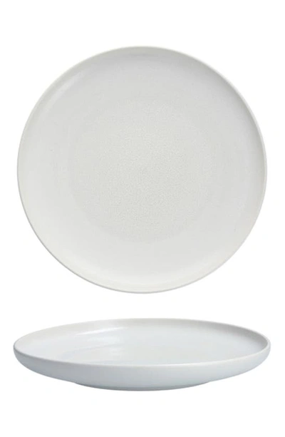 Shop Fortessa Cloud Terre Set Of 4 Hugo Plates In White