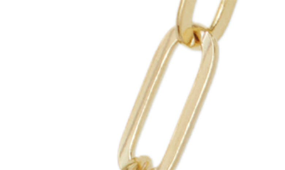 Argento Vivo Paper Clip Chain Necklace In Gold