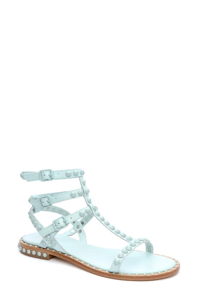 Shop Ash Play Bis Sandal In Misty Blue