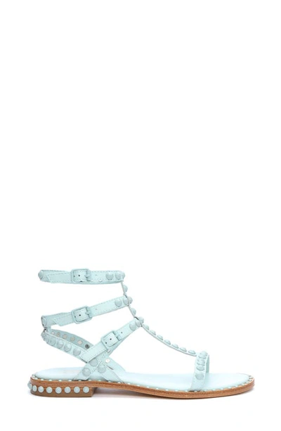 Ash Play Bis Sandal In Misty Blue
