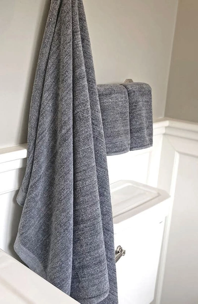 Shop Bedvoyage Melangé Maternity Towel Set In Charcoal