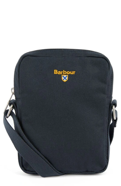 Shop Barbour Cascade Cotton Flight Bag In Navy