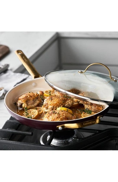 Shop Greenpan Reserve Ceramic Nonstick Covered Frying Pan In Oxford Blue