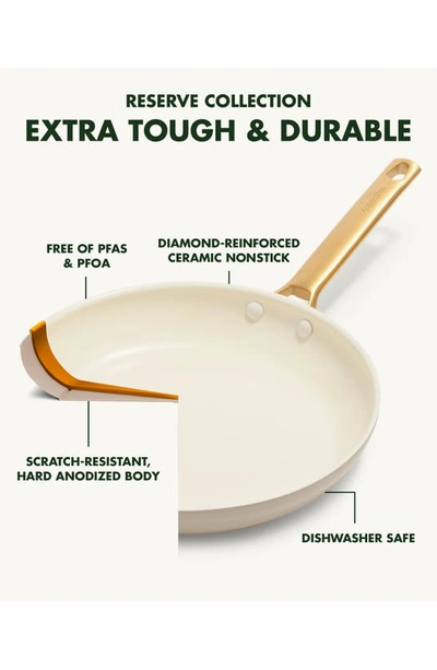Shop Greenpan Reserve Ceramic Nonstick Covered Frying Pan In Taupe