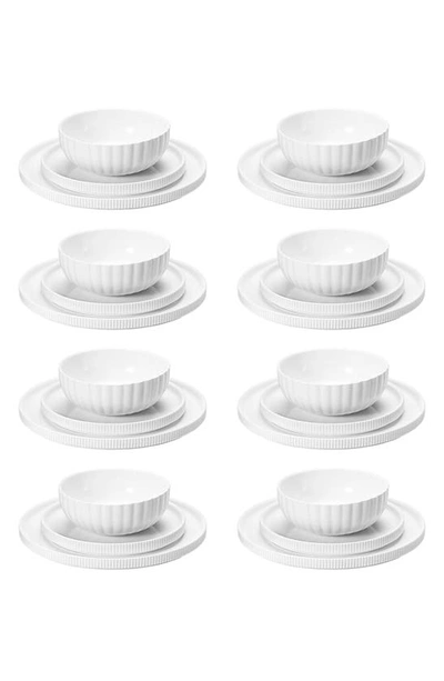 Shop Georg Jensen Bern Porcelain 3-piece Place Setting In White