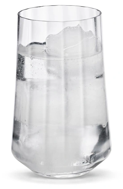 Georg Jensen Bernadotte Tall Crystal-glass Tumblers Set Of Six In Clear