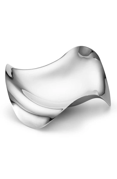Shop Georg Jensen Small Cobra Stainless Steel Bowl In Silver