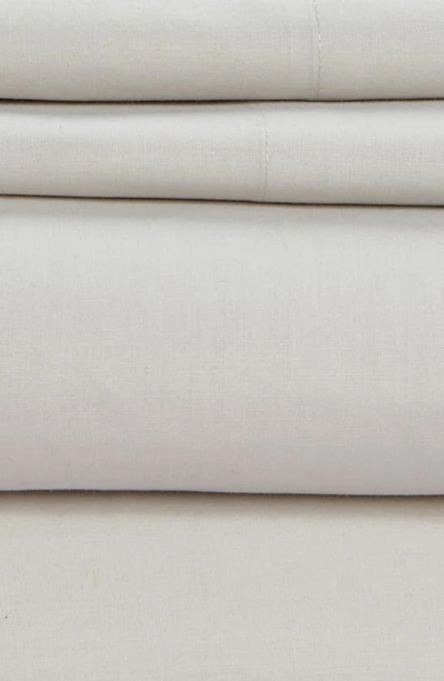 Nordstrom At Home Percale Sheet Set In Grey Vapor