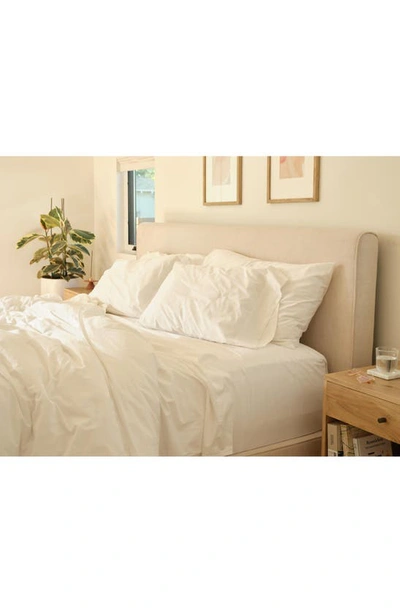 Nordstrom At Home Percale Sheet Set In Grey Vapor