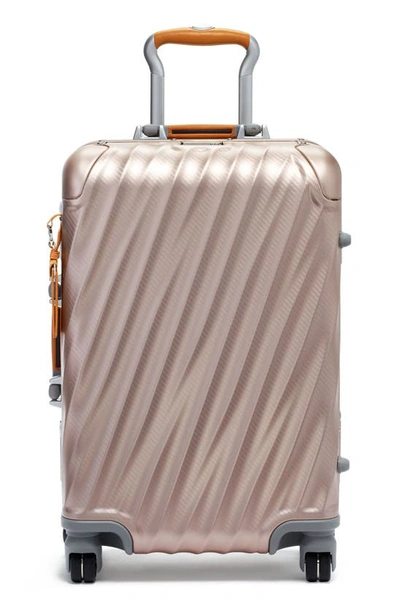 Shop Tumi 19 Degree Aluminum 22-inch International Spinner Carry-on Bag In Texture Blush