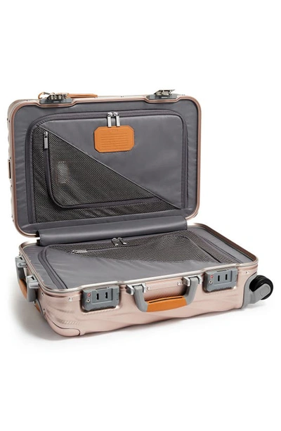 Tumi 19 Degree Aluminum Extended Trip Packing Case In Texture Blush