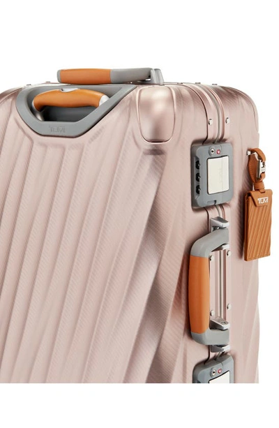 Shop Tumi 19 Degree Aluminum 22-inch International Spinner Carry-on Bag In Texture Blush