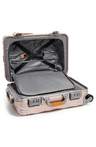 Shop Tumi 19 Degree Aluminum 22-inch International Spinner Carry-on Bag In Texture Blush