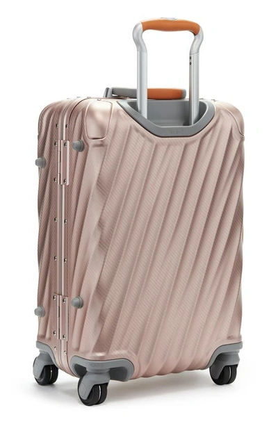 Shop Tumi 19 Degree Aluminum 22-inch International Spinner Carry-on Bag In Texture Blush