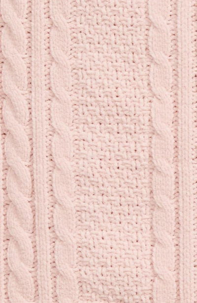 Nordstrom Baby Cable Knit Blanket In Pink Lotus
