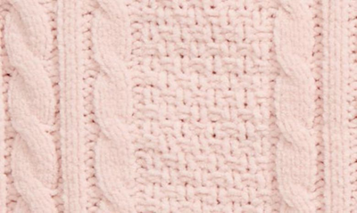 Nordstrom Baby Cable Knit Blanket In Pink Lotus