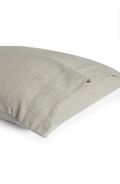 Shop Sijo French Linen Pillowcase Set In Classic