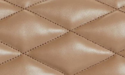 Shop Saint Laurent Sade Leather Puffer Clutch In 2346 Taupe