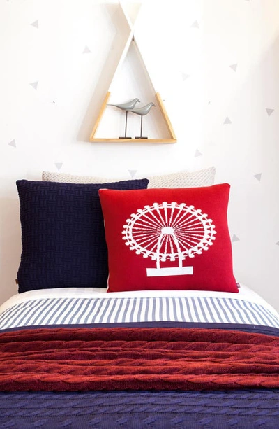 Shop Rian Tricot London Eye Accent Pillow In Multi