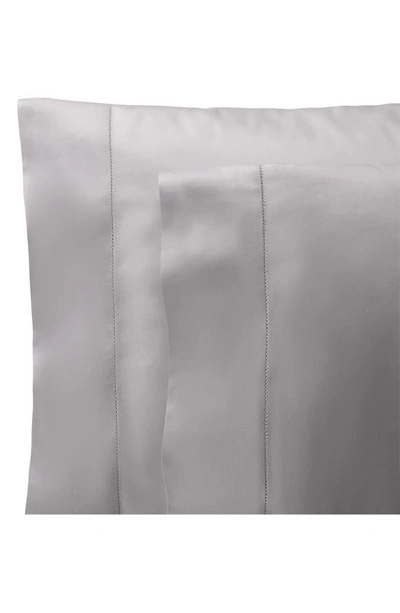 Shop Ralph Lauren Set Of 2 624 Thread Count Organic Cotton Sateen Pillowcases In True Platinum