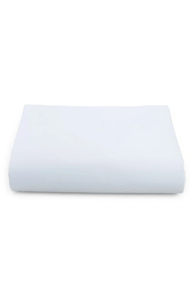 Shop Ralph Lauren 464 Thread Count Organic Cotton Percale Fitted Sheet In True Pale Sky Blue