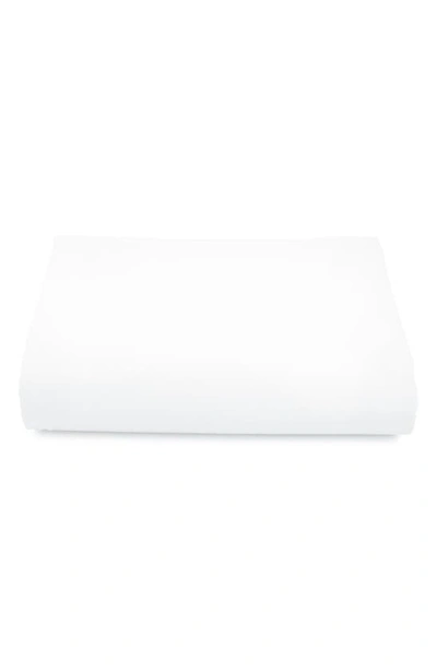 Polo Ralph Lauren Organic Cotton Percale Fitted Sheet In Tuxedo White