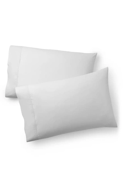 Shop Ralph Lauren Set Of 2 624 Thread Count Organic Cotton Percale Pillowcases In Pebble