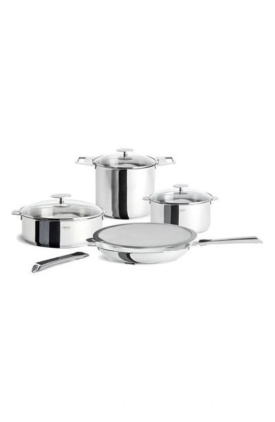 Shop Cristel Casteline Set Of 12 Stainless Steel Cookware Set In Stainless-steel