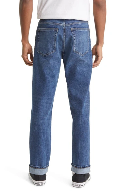 Shop Dl1961 Noah Tapered Straight Leg Jeans In Dark Keys Cuffed