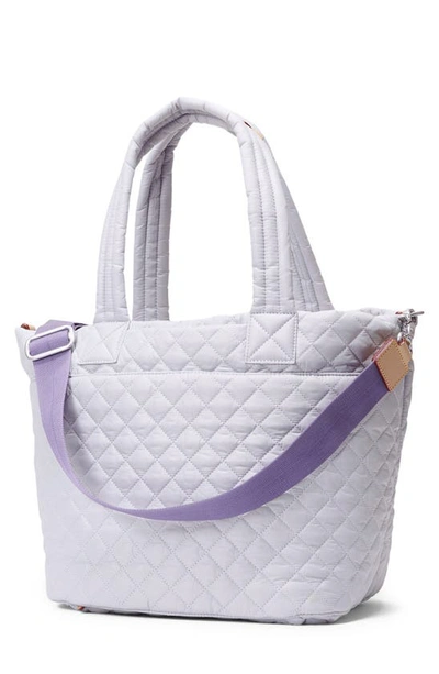 Shop Mz Wallace Medium Metro Deluxe Tote In Lilac