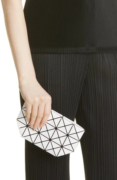 Shop Bao Bao Issey Miyake Prism Pouch In White