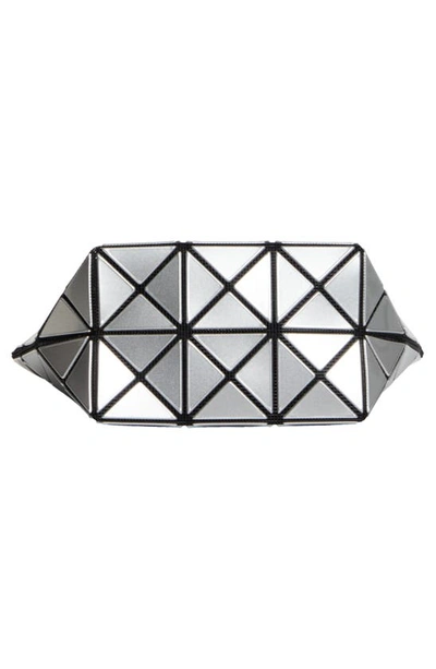 Bao Bao Issey Miyake Prism Zipped Clutch In Silver