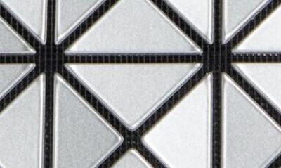 Bao Bao Issey Miyake Prism Zipped Clutch In Silver