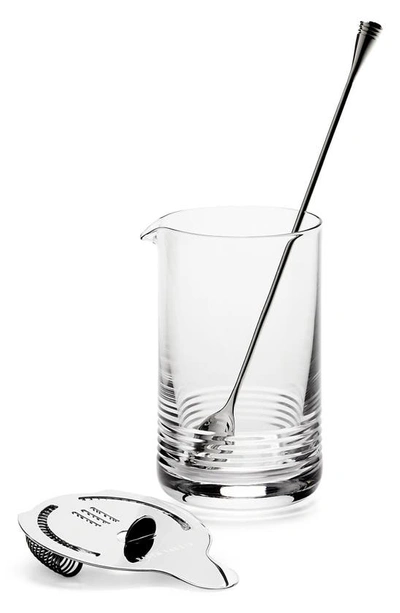 Shop Ralph Lauren Bentley Mixing Glass Set In Clear